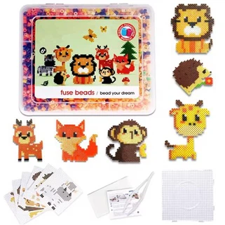 Sou entènèt jwèt Hama Bead Lion