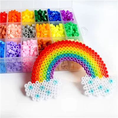 Plizyè -koulè Iron Beads Craft Kit